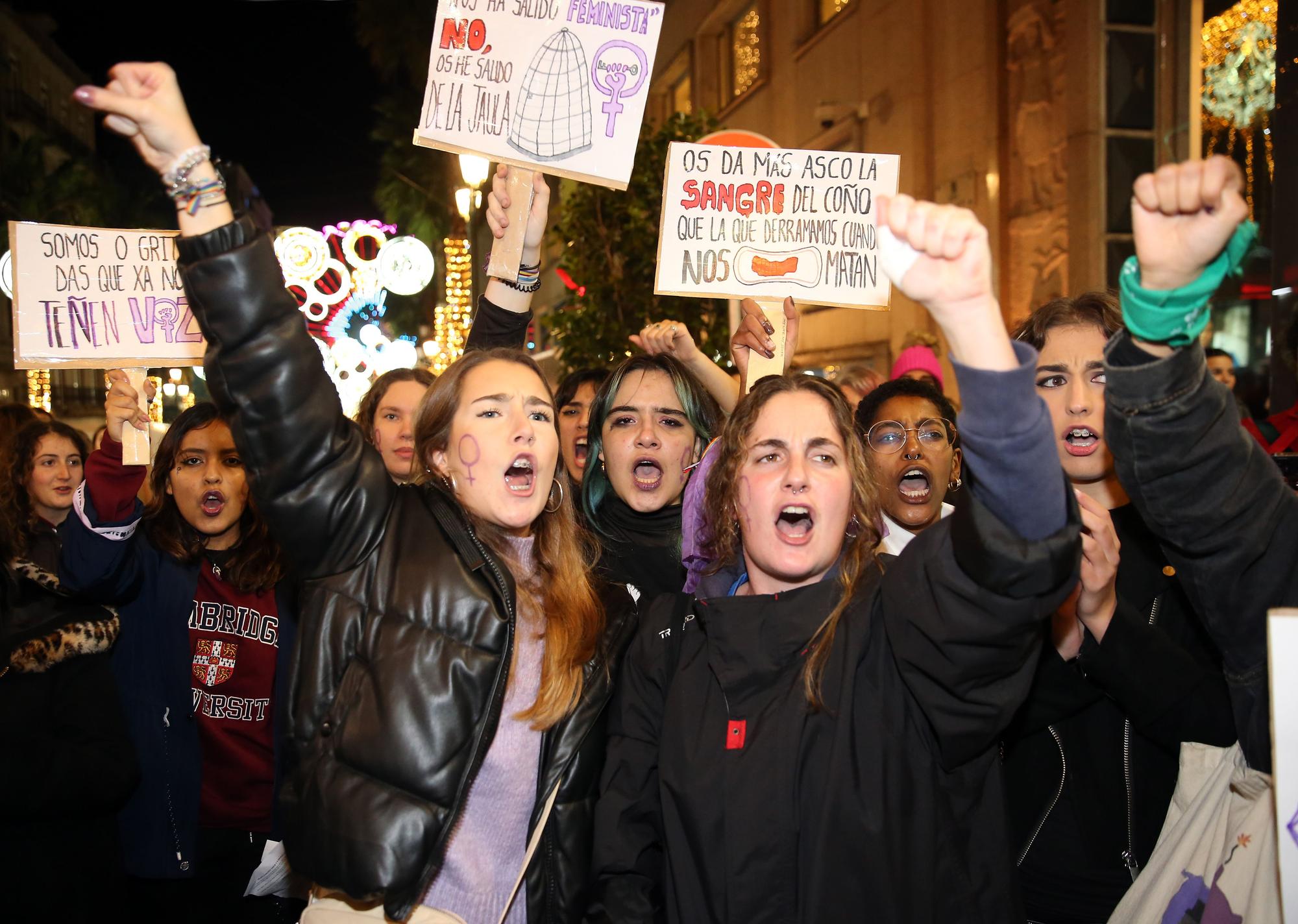 Vigo sale a la calle contra el machismo