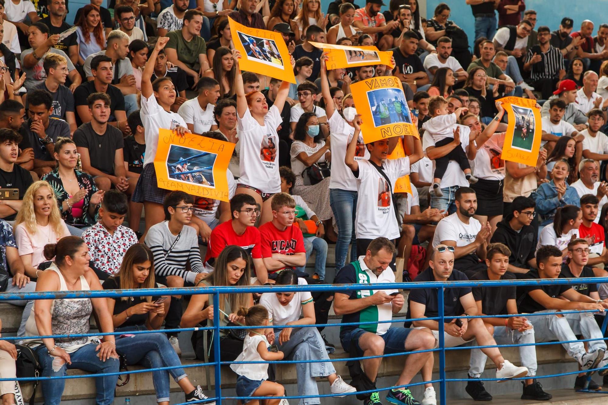 La cantera canaria de boxeo se luce en el Juan Beltrán Sierra