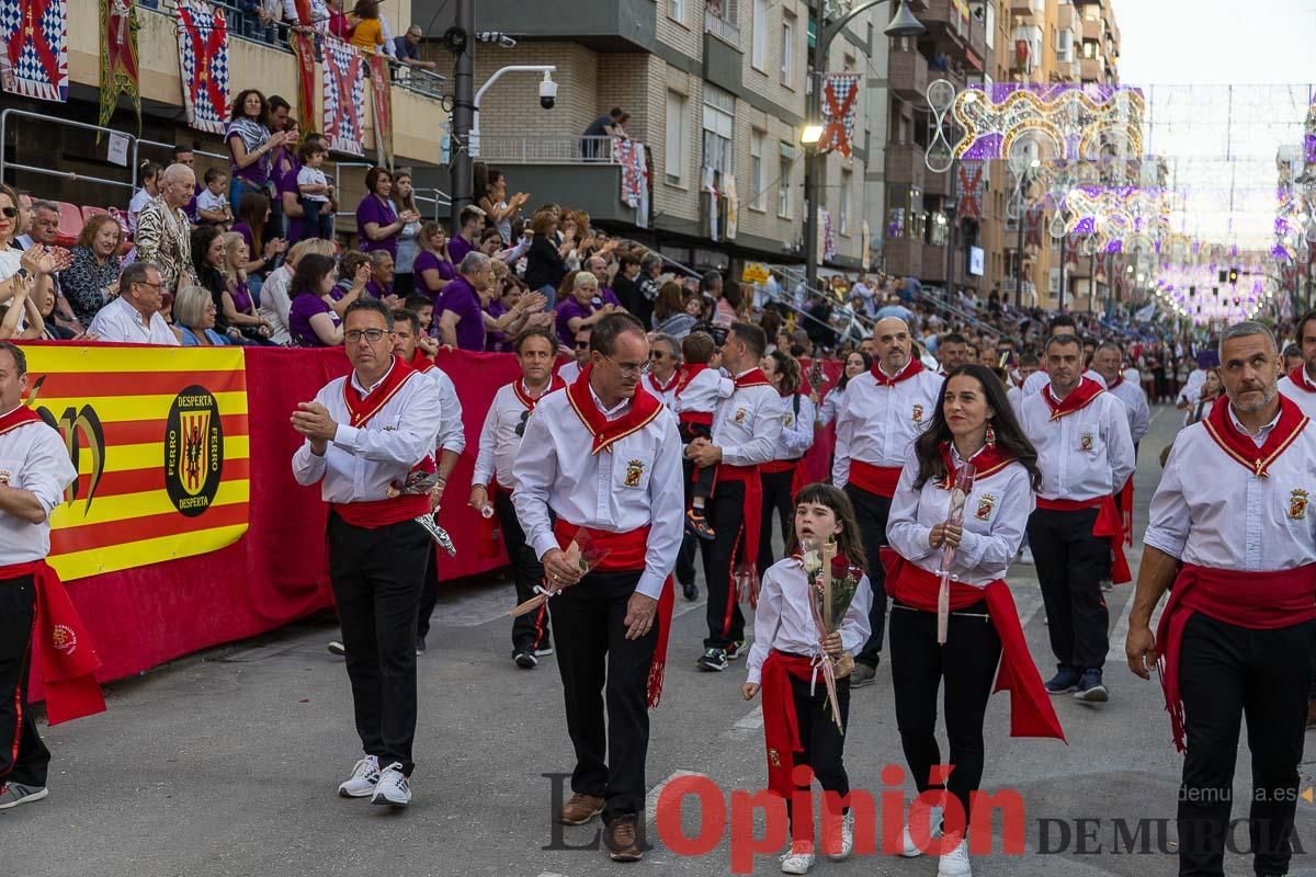 Gran desfile en Caravaca (bando Caballos del Vino)