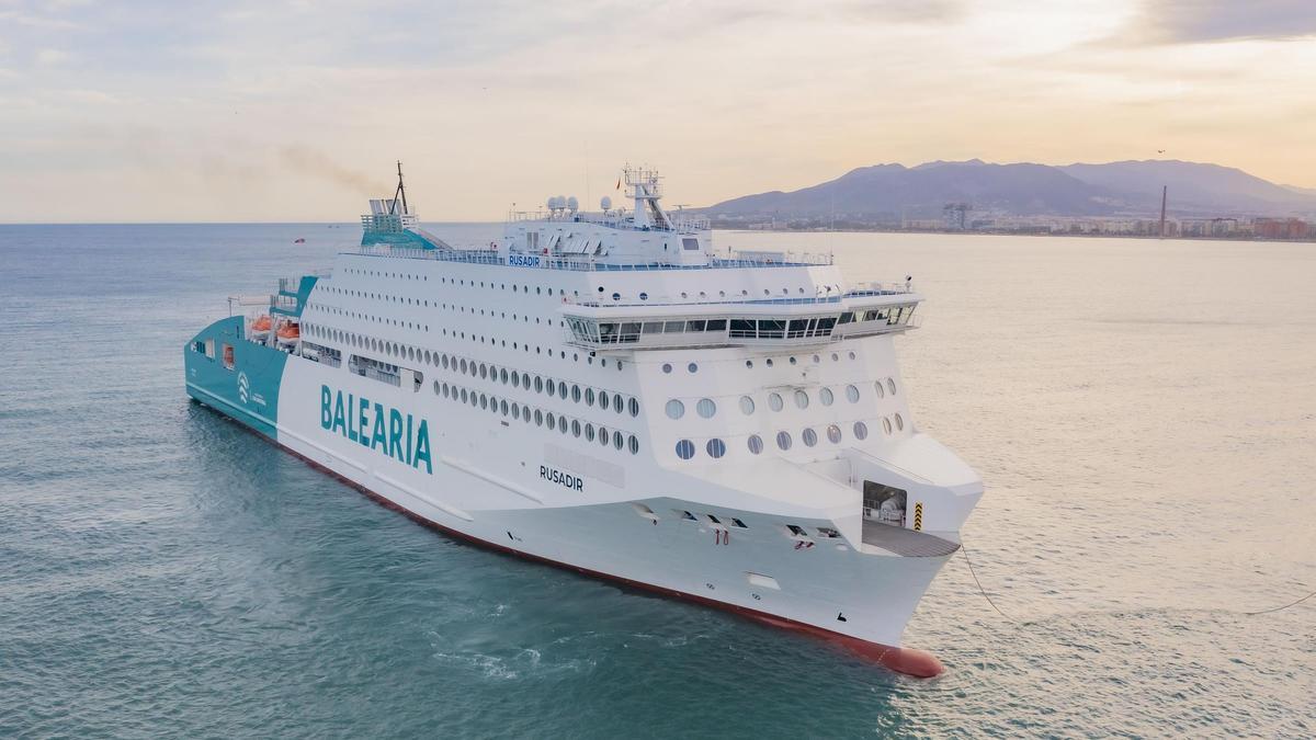 El nuevo buque ecoeficiente de Baleària.