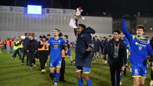 Un Girona passiu diu adeu a la Copa al camp de patates d’Ourense (2-1)