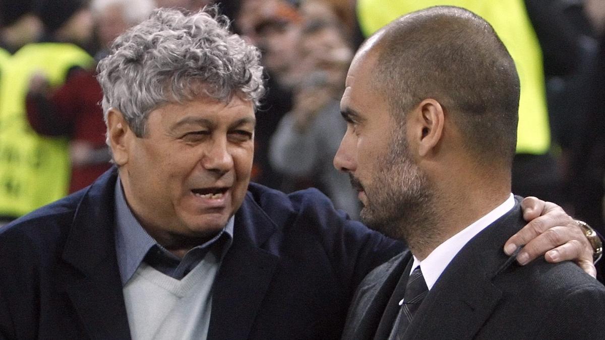 Micea Lucescu y Pep Guardiola se admiraban mutuamente