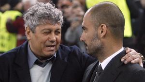 Micea Lucescu y Pep Guardiola se admiraban mutuamente