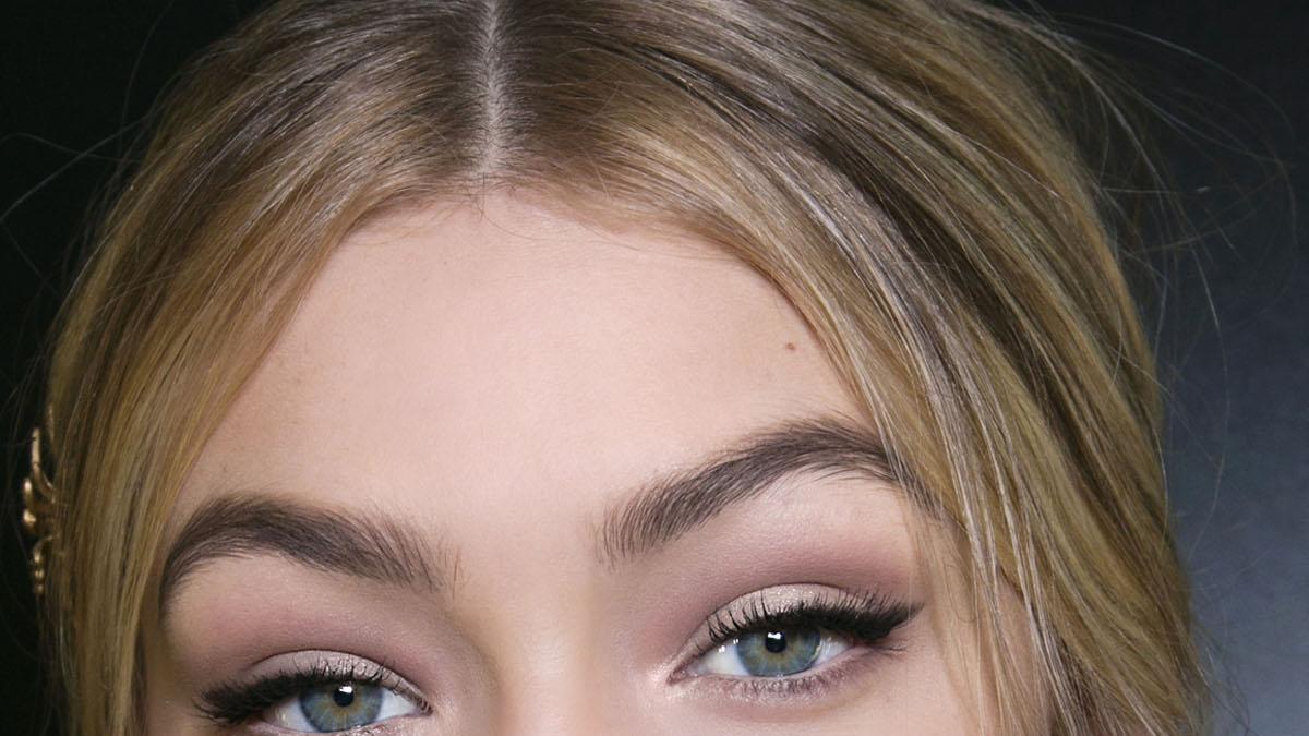 Gigi Hadid con maquillaje de Dolce &amp; Gabbana