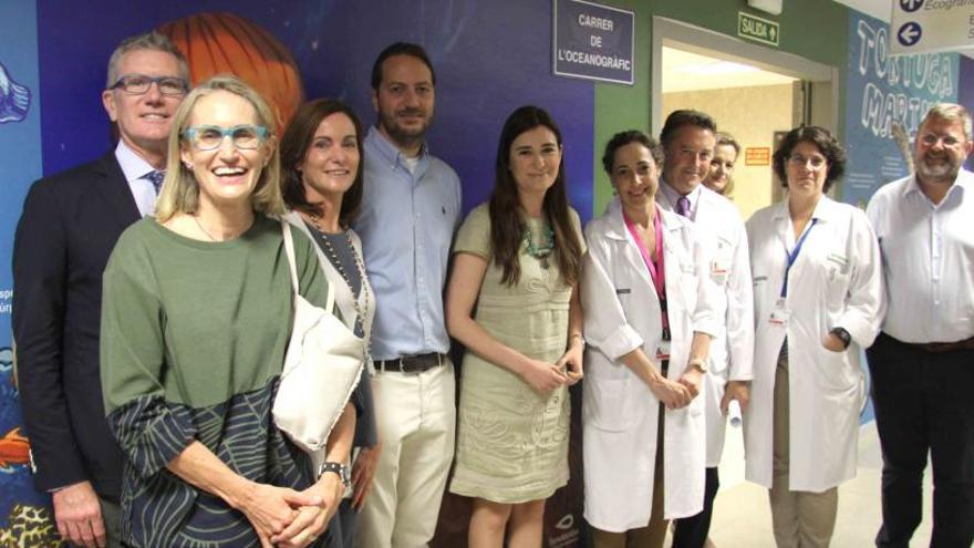 El hospital La Fe dedica una &quot;calle&quot; a l&#039;Oceanogràfic