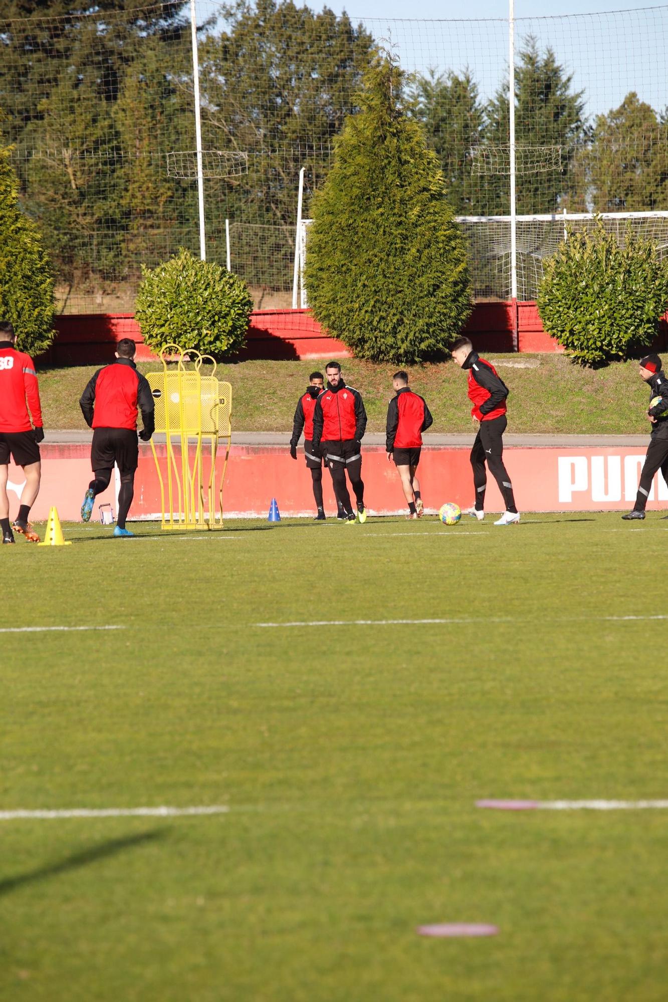 EN IMÁGENES: Así fue el entrenamiento del Sporting