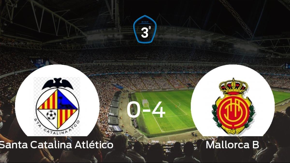 Triunfo del Mallorca B tras golear 0-4 en el estadio del Santa Catalina Atlético