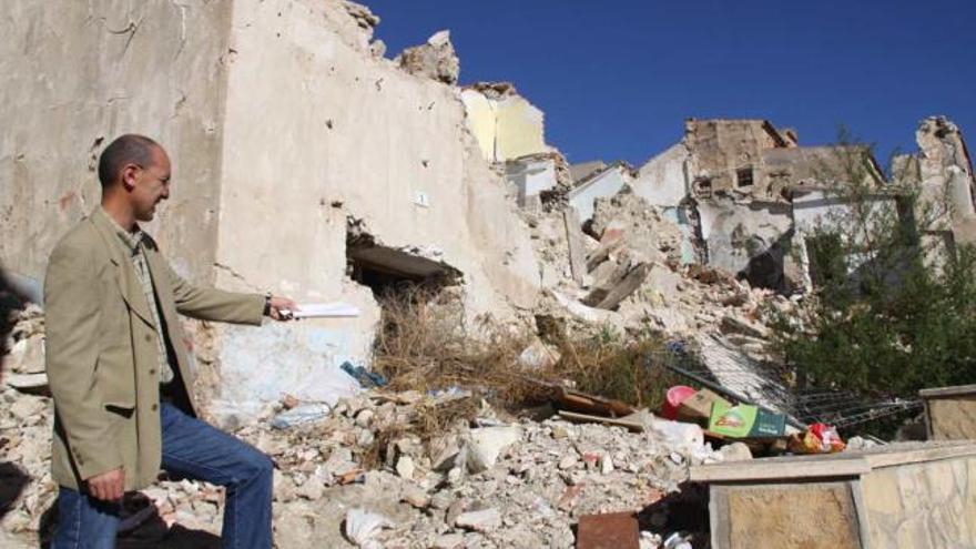 Parte del casco antiguo de Castalla está totalmente degradado y a la espera de soluciones.