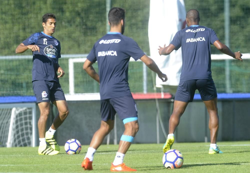 Cuarto entrenamiento de la semana - El domingo, el Dépor recibe al Athletic en Riazor.