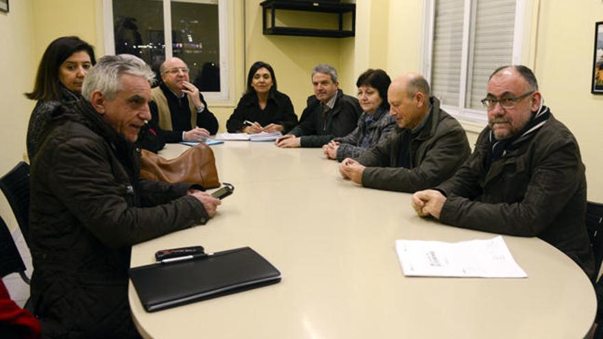 Reunión de la ejecutiva local socialista en Ourense. // B. Lorenzo