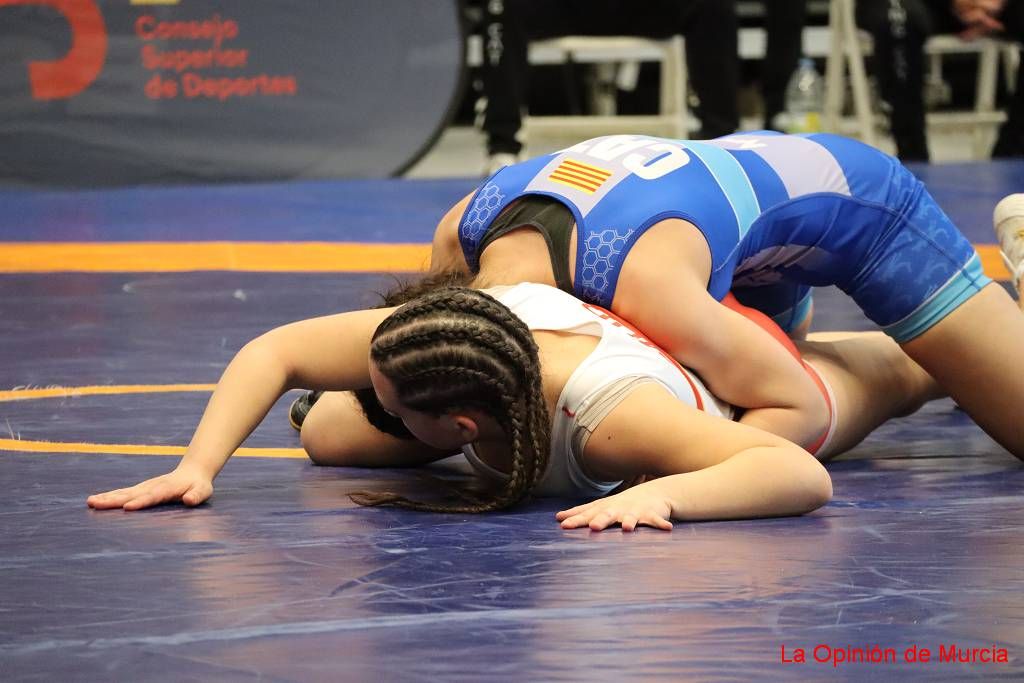 Los deportistas murcianos en el Campeonato de España de lucha