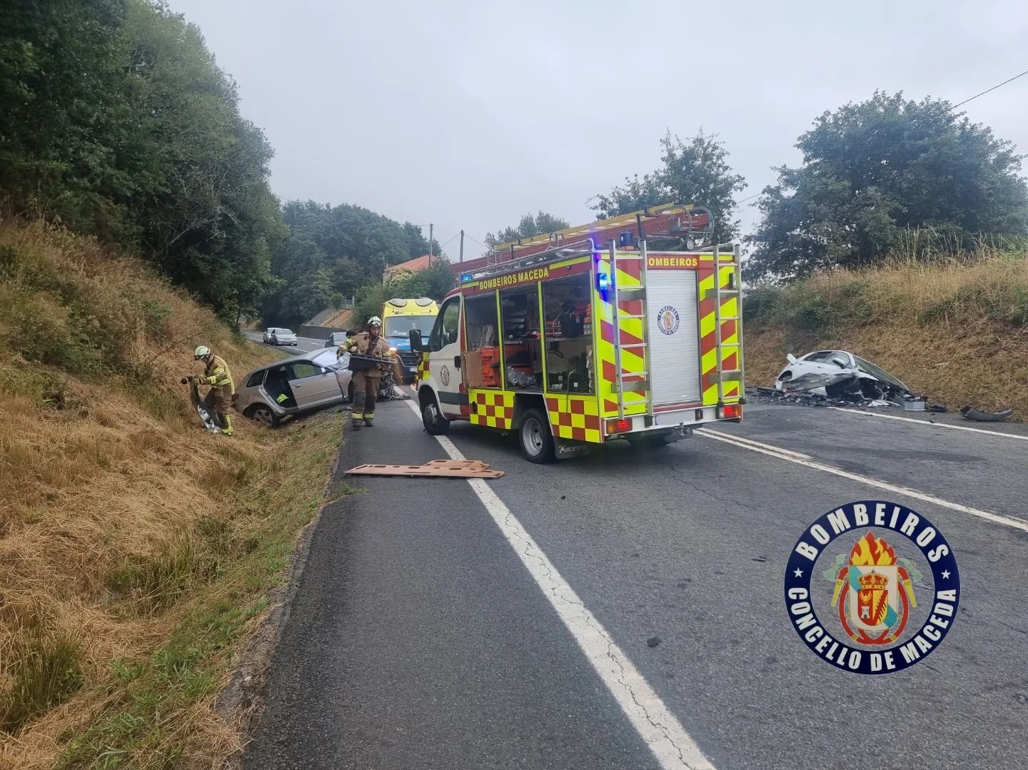 Accidente mortal en Espadañedo: una fallecida y un herido grave