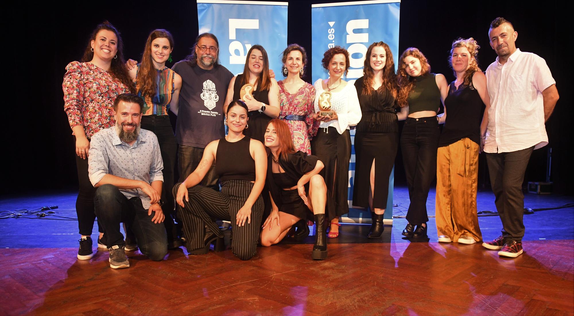 XXII Premios Opinión da Música de Raíz: as imaxes da gala, con Leilía e Tanxugueiras galardonadas