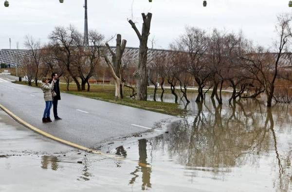 Fotogalería: El Ebro crece a su paso por Zaragoza