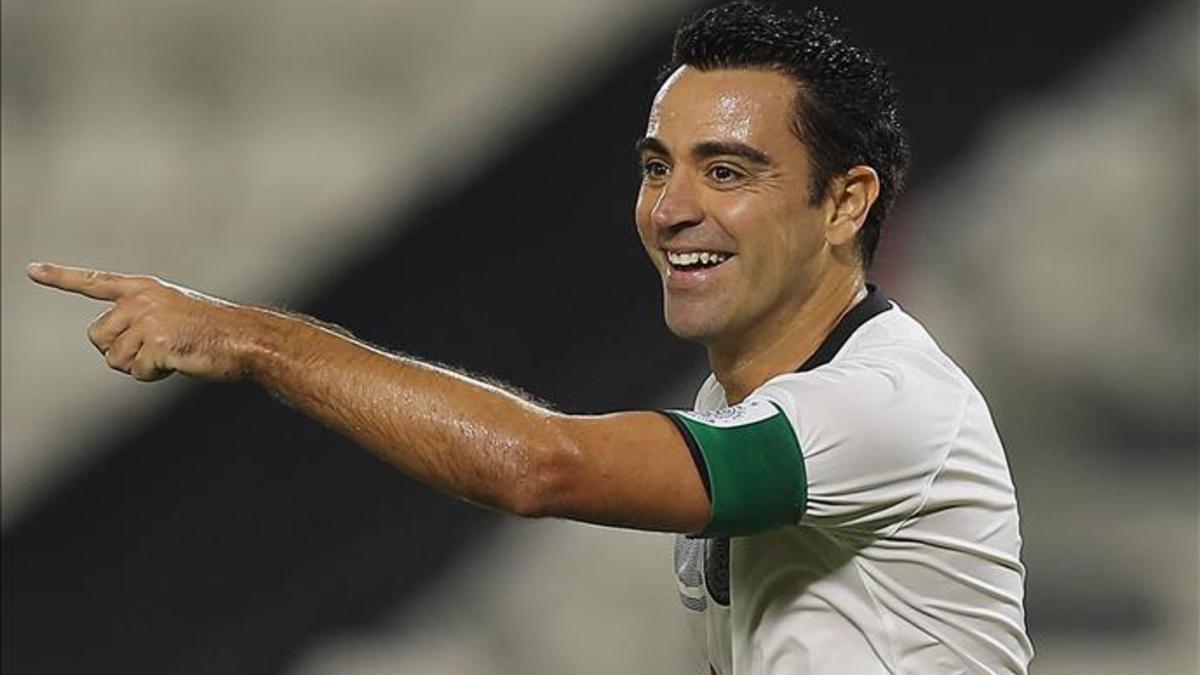 Xavi está disfrutando de sus últimos años como futbolista en Catar