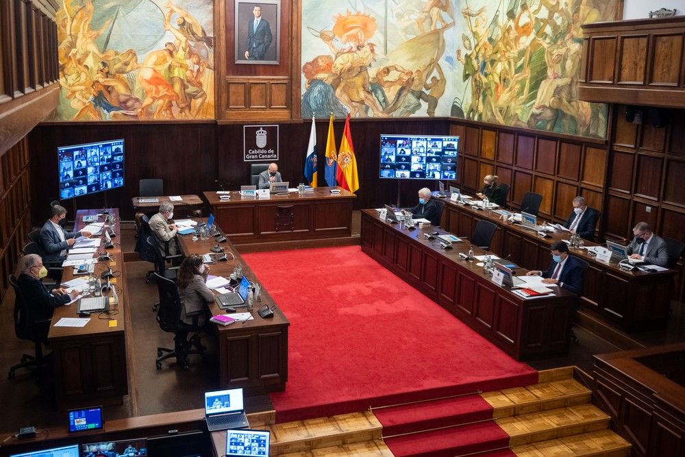 Pleno de aprobación de los presupuestos del Cabildo de Gran Canaria