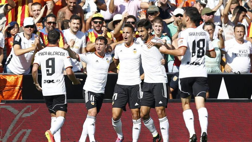 El Valencia no da tregua al Espanyol.