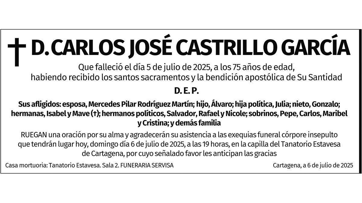 D. Carlos José Castrillo García