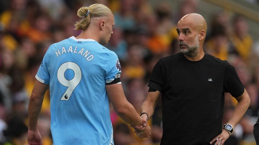 Guardiola cree que Haaland superará el récord absoluto de goles en Champions: "Los números hablan por sí solos"