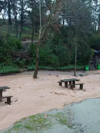 Desbordaments i despreniments per la pluja a la ribera de Solsona