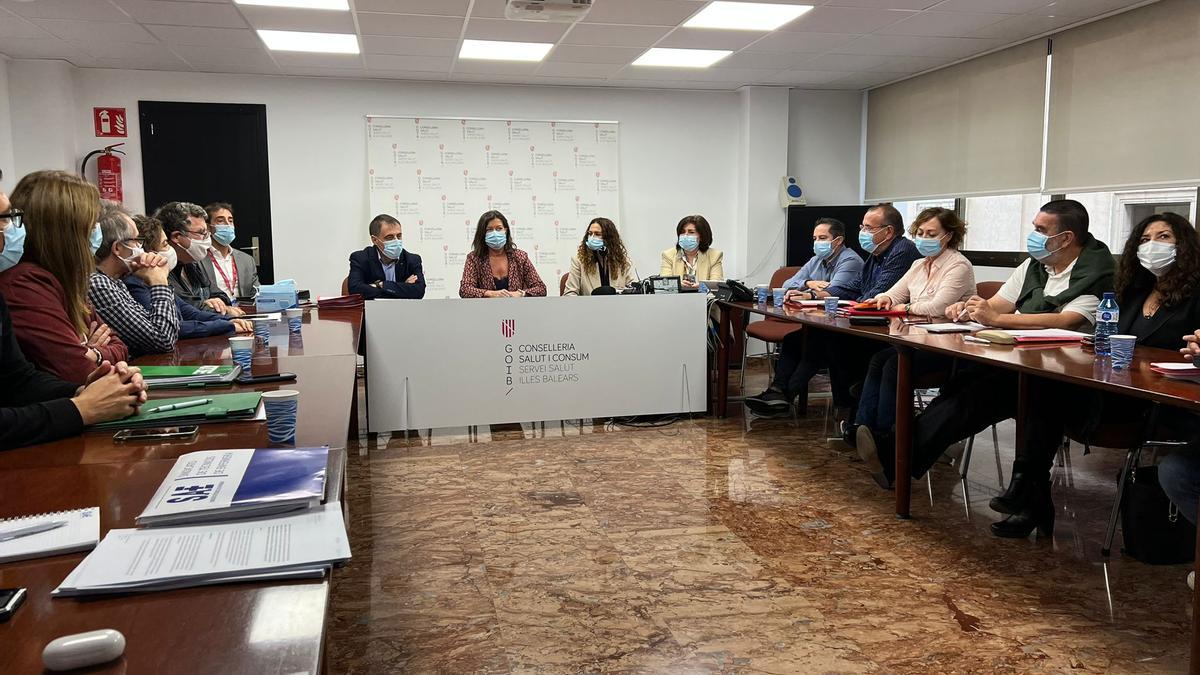 Reunión de la mesa sectorial de Sanidad, donde se aprobó el primer Plan de Igualdad