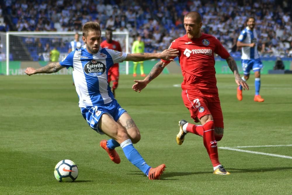 El Dépor le remonta al Getafe