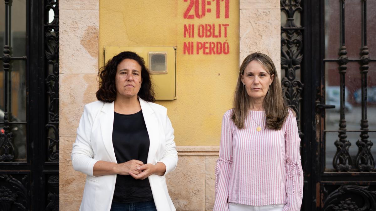 Mariló Gradolí y Rosa Álvarez, representantes de las principales asociaciones de víctimas de la dana.