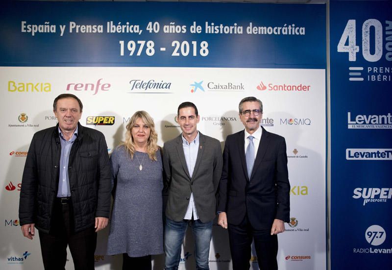 Photocall de la gala del 40 aniversario de Prensa Ibérica en Levante-EMV