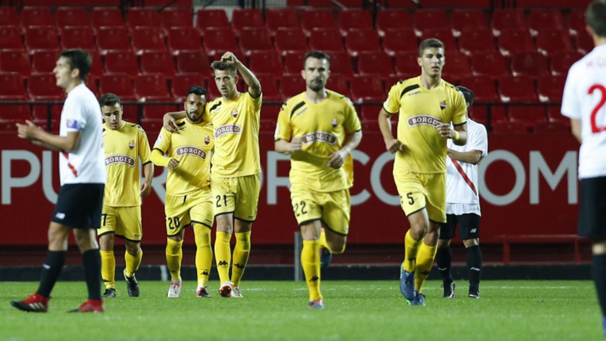 Máyor celebró con Jorge Díaz un gol que vale tres puntos de oro