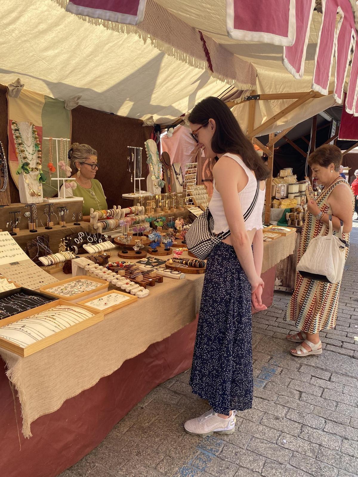 Ambientación en el Mercado Medieval de Benavente.