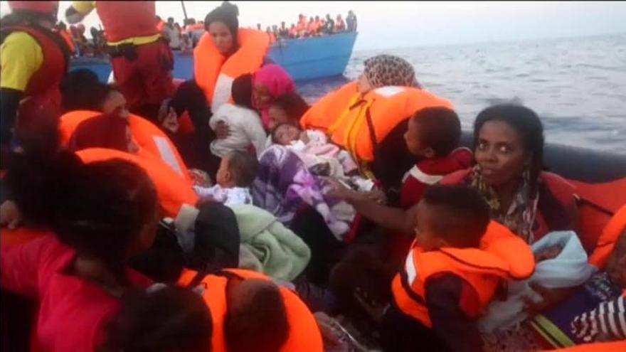 La Guardia Costera italiana rescata a 6.500 inmigrantes