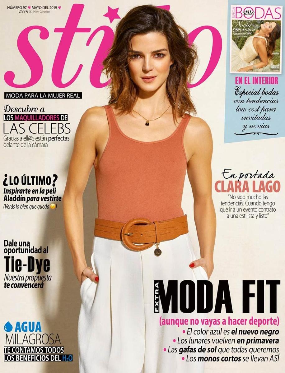 Clara Lago, portada de mayo de Stilo