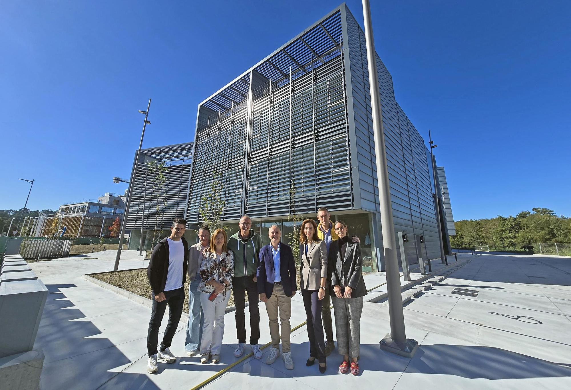 Visita a las nuevas naves de la Zona Franca para empresas tecnológicas en Pordo do Molle