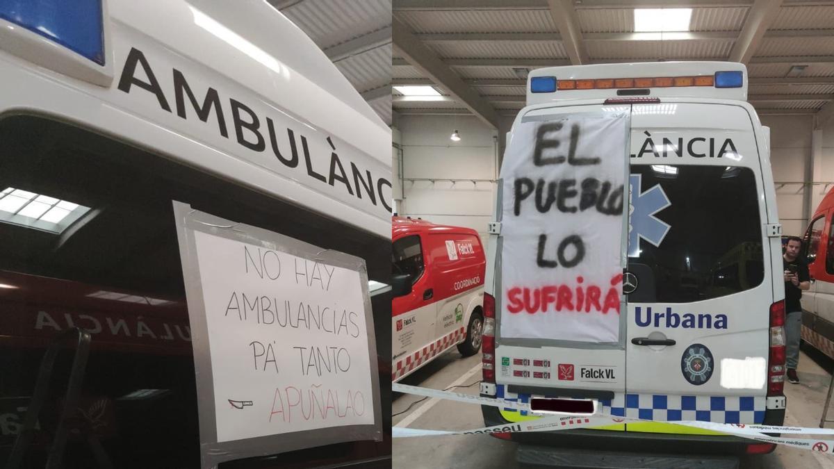 La ambulancia municipal de L'Hospitalet de Llobregat.
