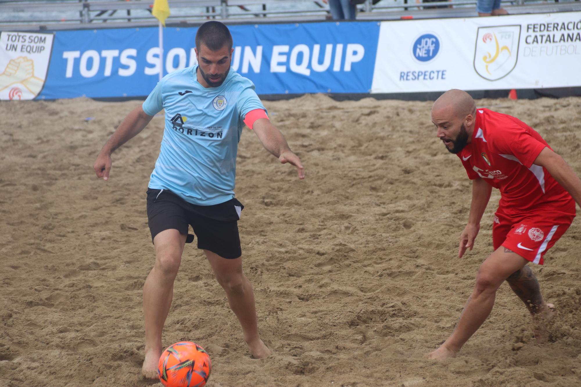 Campionats de Catalunya de futbol platja a Roses