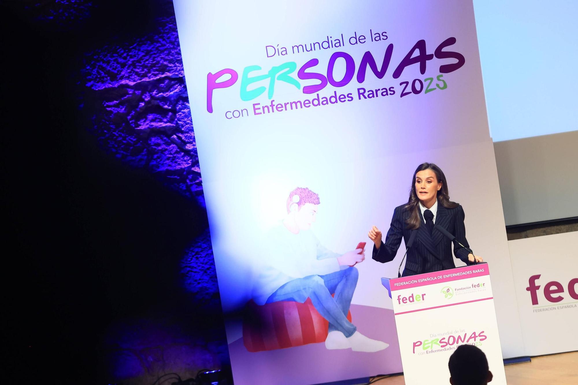 Pacientes con enfermedades raras de toda España visibilizan su lucha en Oviedo en un acto presidido por la Reina Letizia