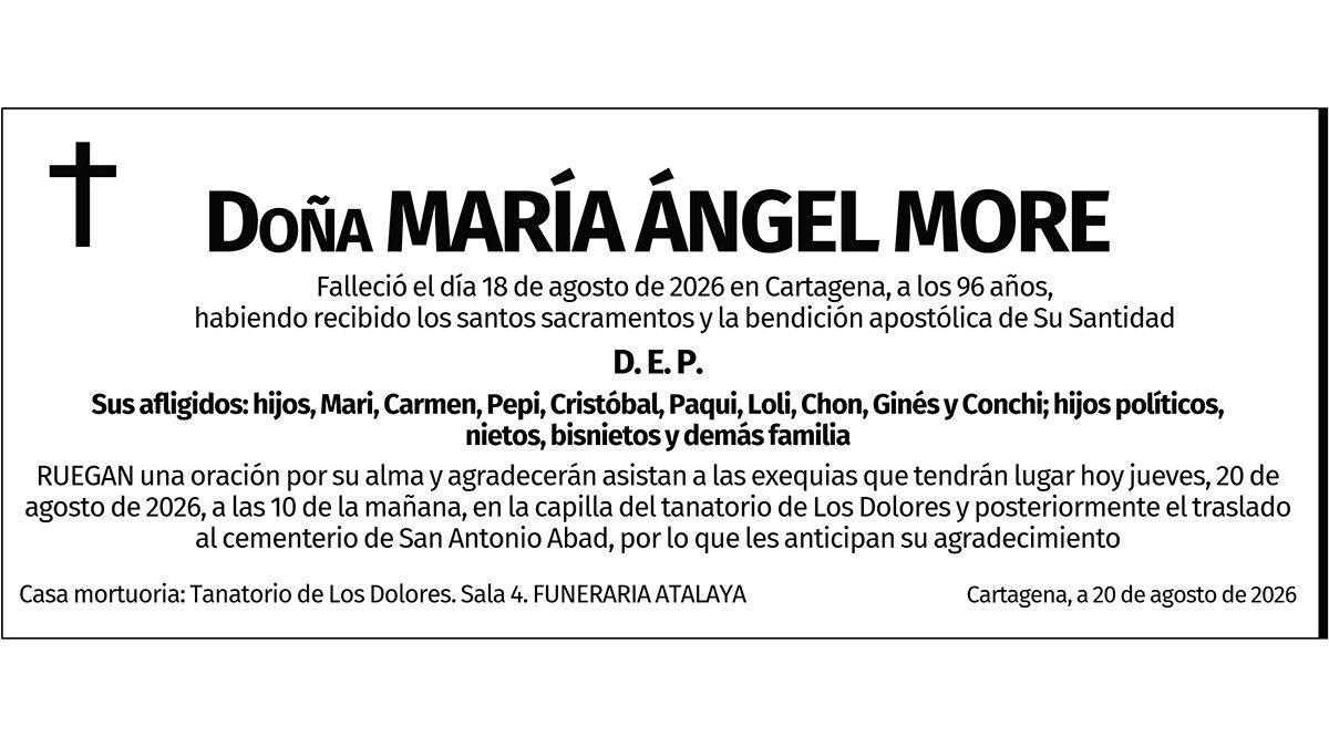 Doña María Ángel More