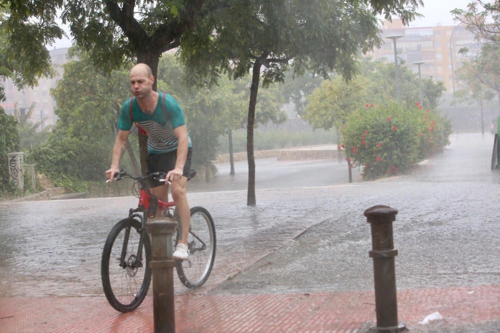 Tromba de agua en Alicante.