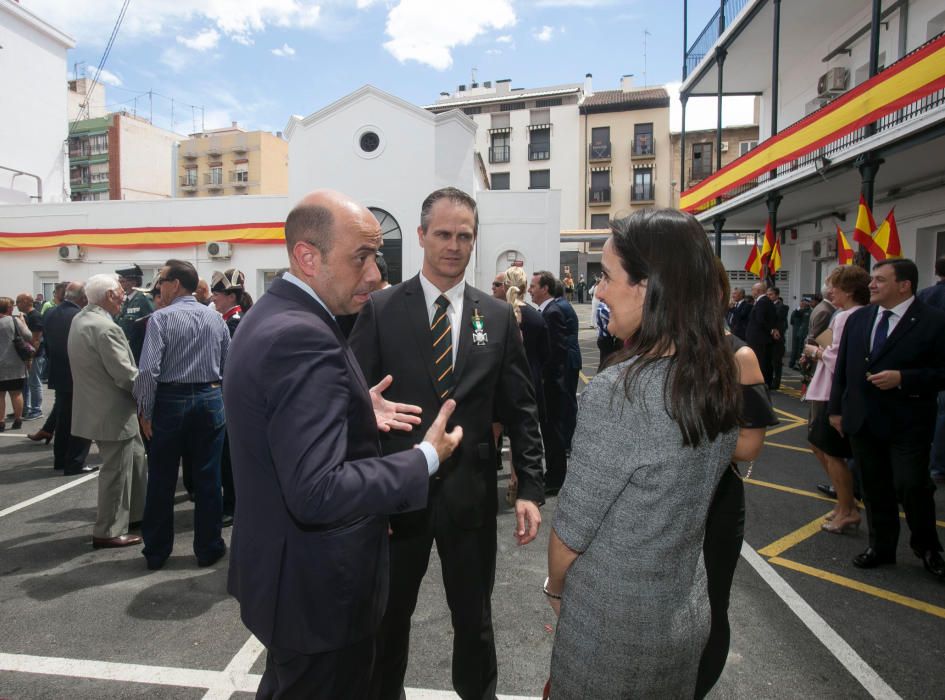 Un momento de la celebración del 173 aniversario de la Guardia Civil.