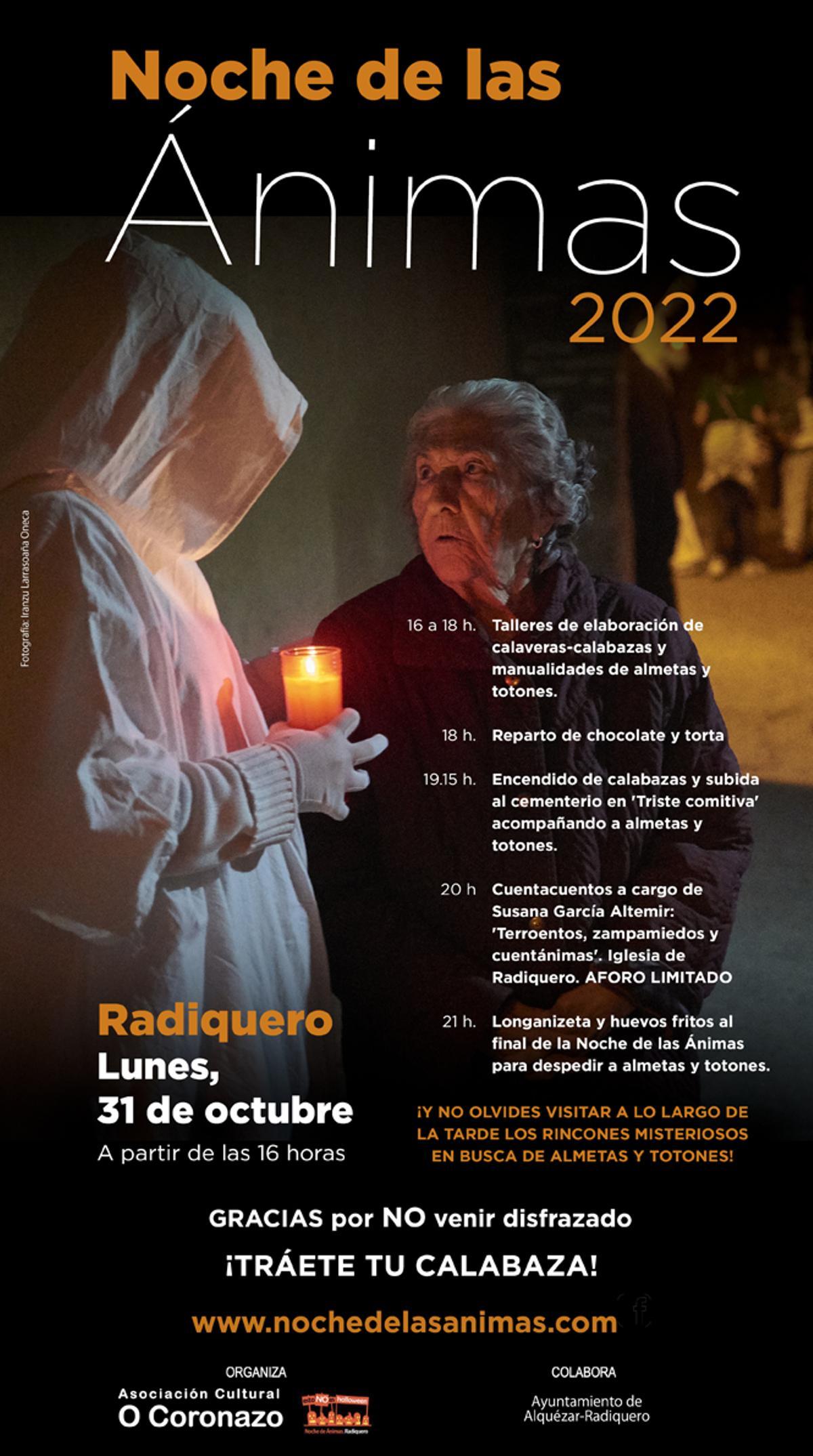 Cartel de la Noche de Ánimas de Radiquero