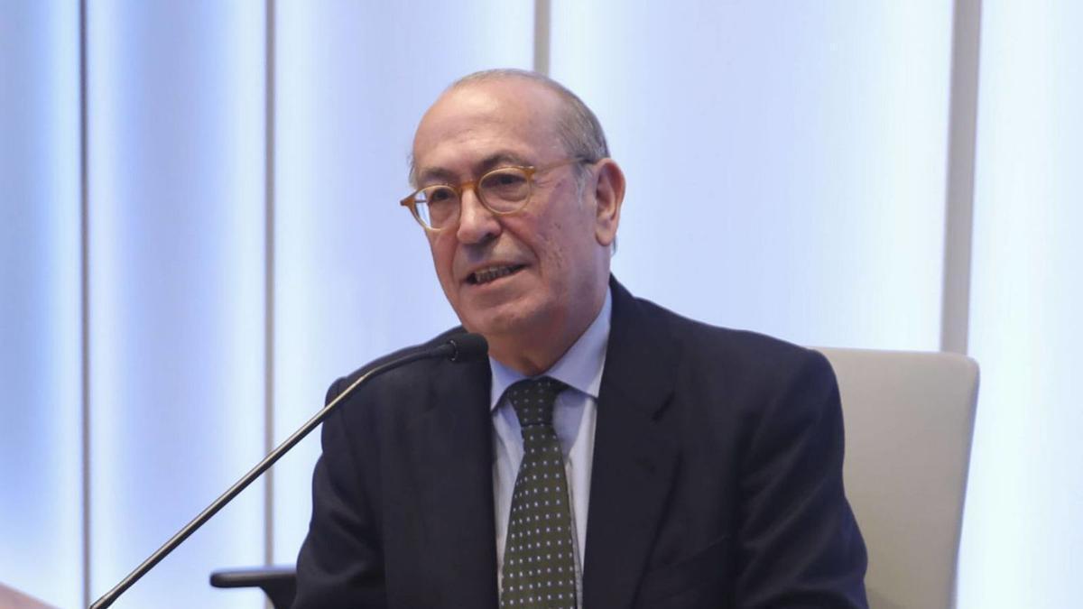Nicolás Redondo Terreros, durante una intervención.