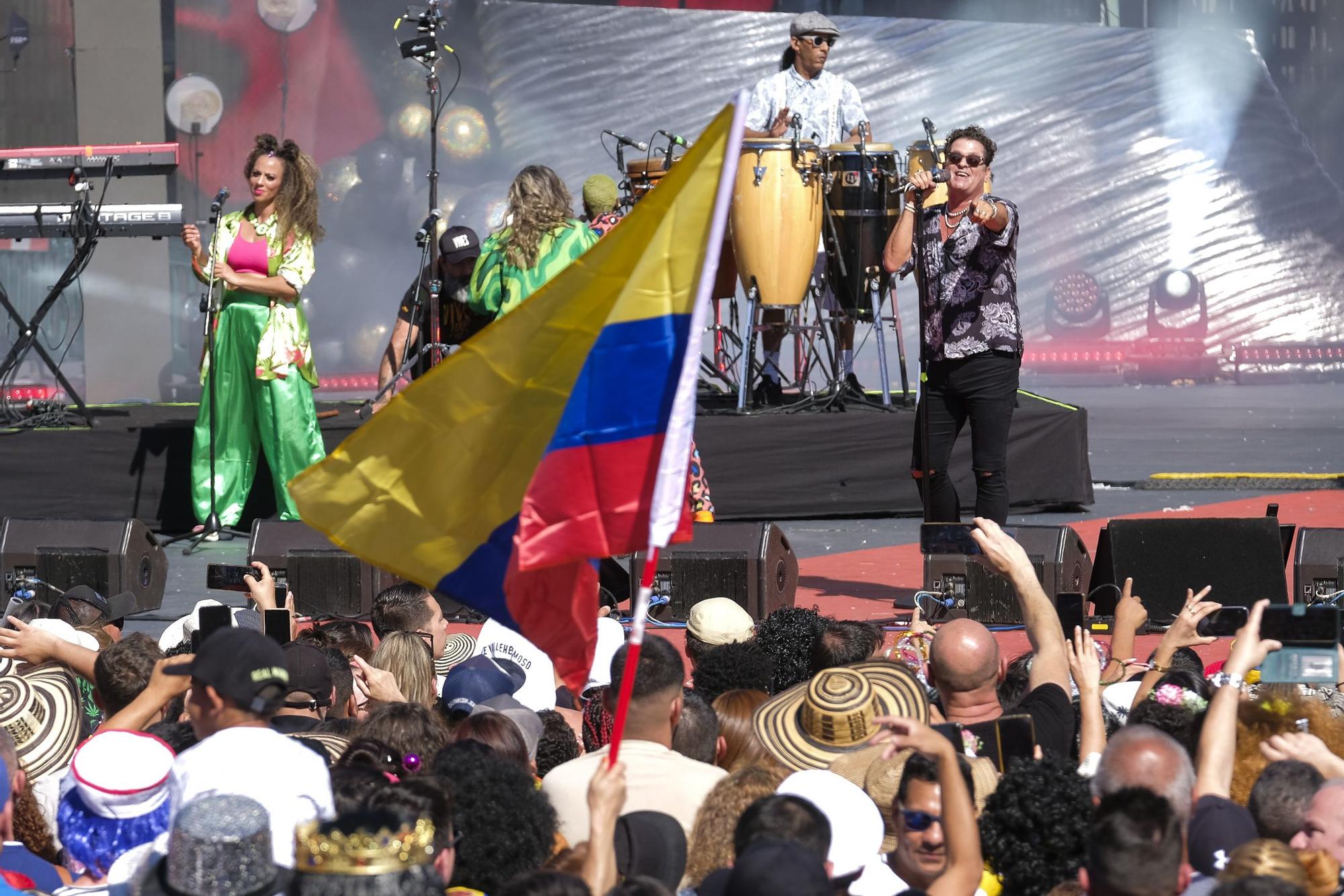 Concierto de Carlos Vives en el Carnaval de Las Palmas de Gran Canaria