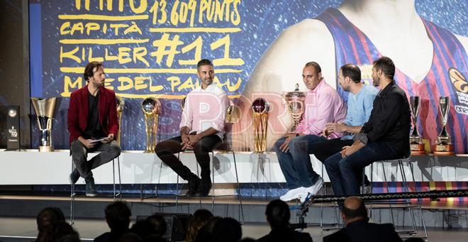 Homenaje a Juan Carlos Navarro en el Palau Blaugrana