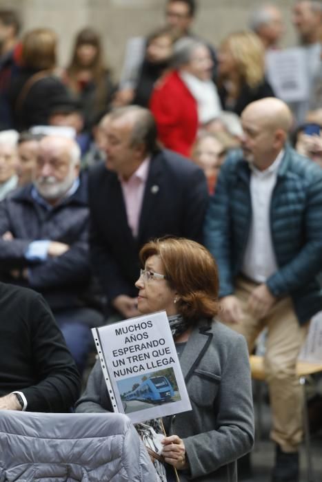 Gijón alza la voz para exigir el comprometido plan de vías.