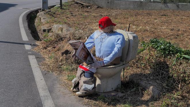 Los espantapájaros toman las calles de Soutomaior