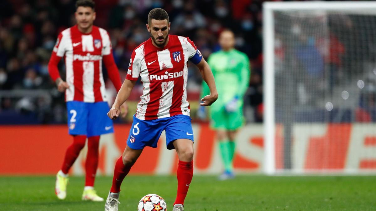 Una imagen de Koke Resurrección con el Atlético de Madrid.