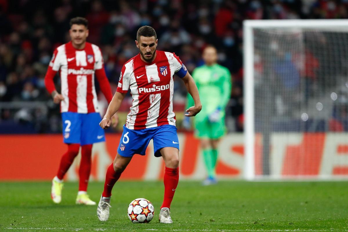 Una imagen de Koke Resurrección con el Atlético de Madrid.