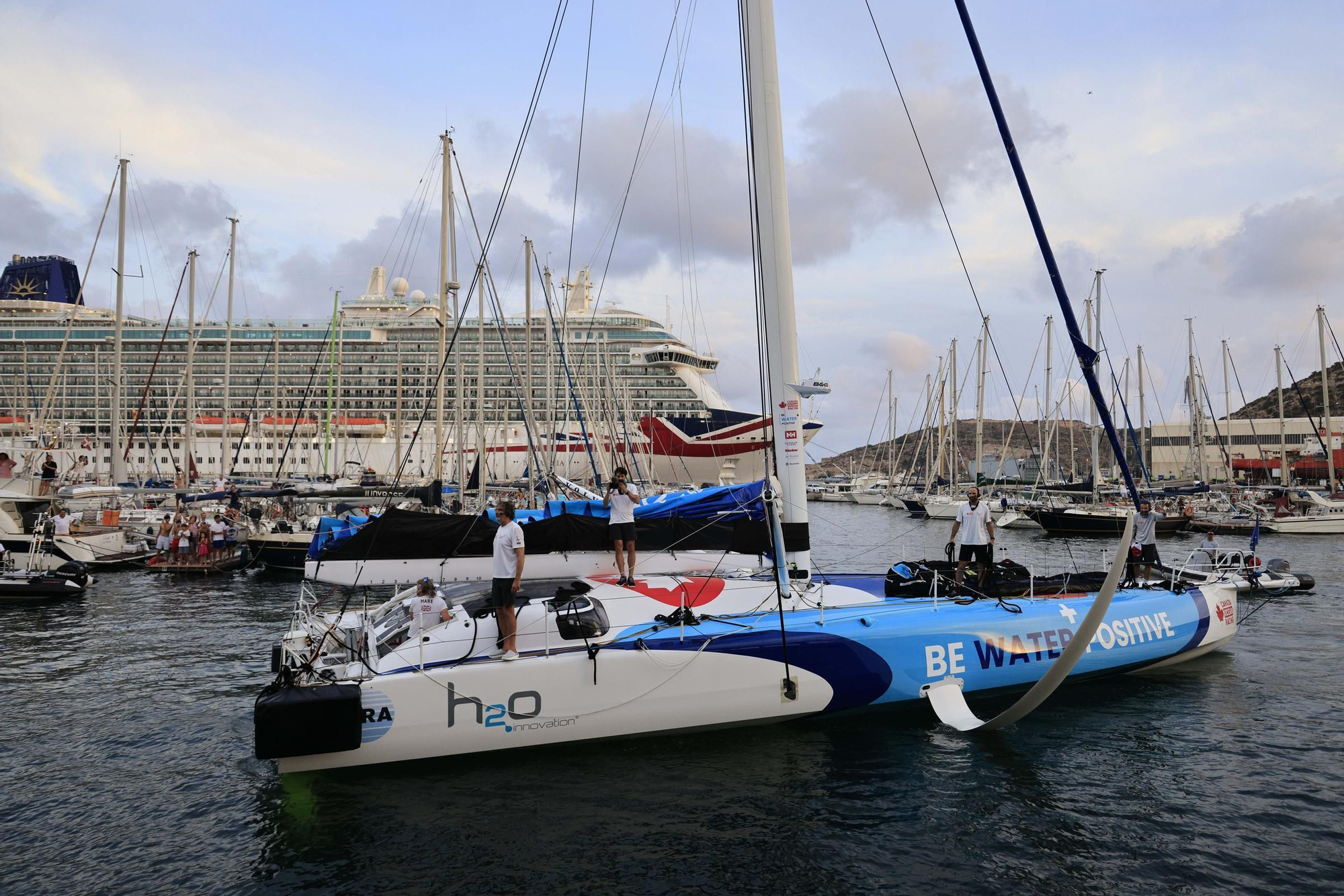 El ambiente de The Ocean Race en Cartagena