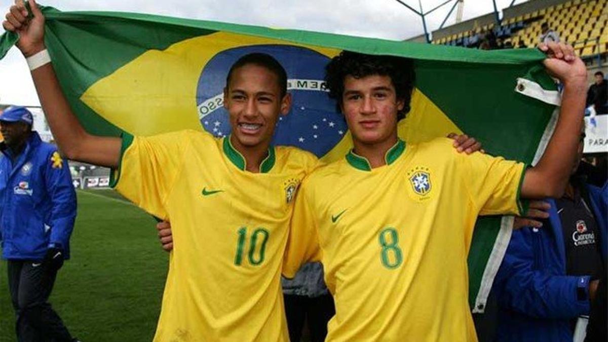 Neymar y Coutinho coincidieron en el MIC