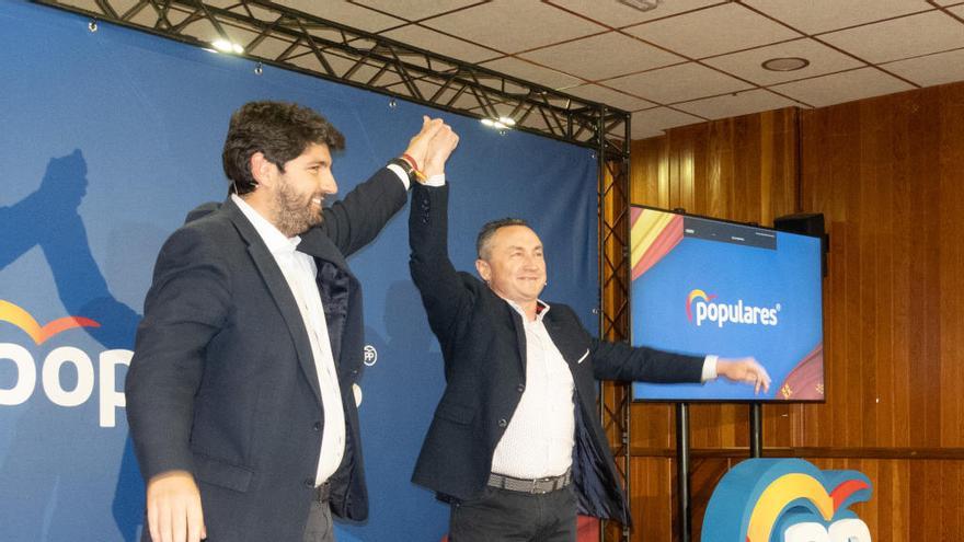 López Miras arropa a Juan Soria como candidato en Moratalla